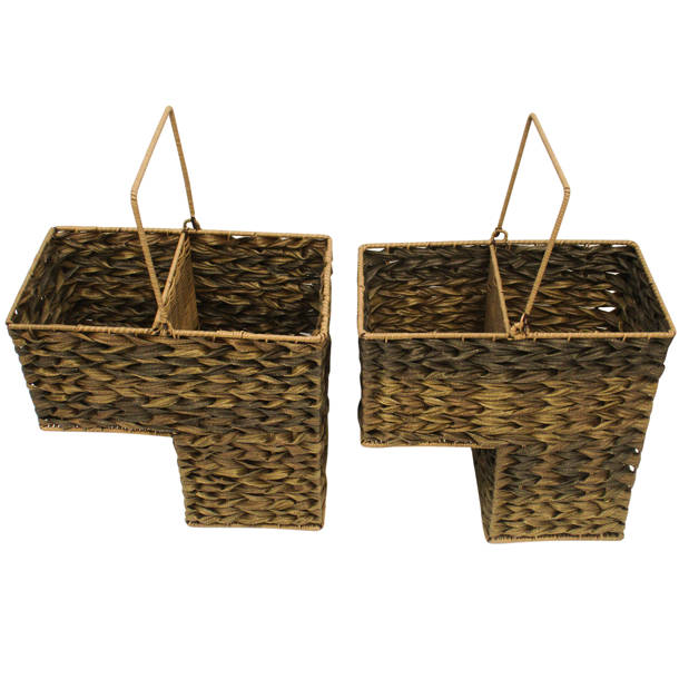 Highland Dunes Storage Stair Wicker Basket & Reviews Wayfair